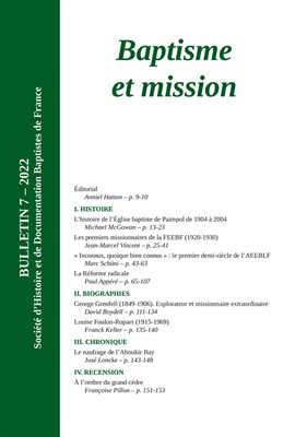 Baptisme et mission