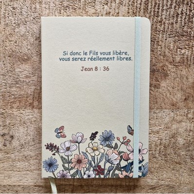 Carnet A5 vert clair jean 8.36
