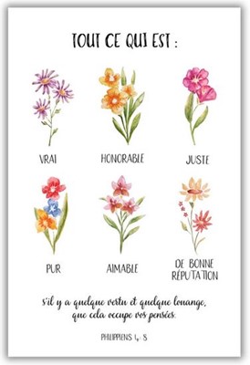 Tableau A4 en métal, grand format