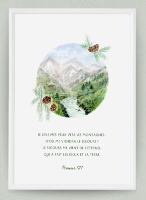 Tableau A4 encadré