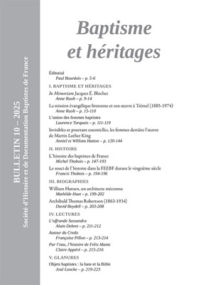 Baptisme et héritages