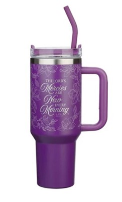 Mug en acier inoxydable New Mercies Purple