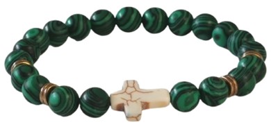 Bracelet élastique en pierre véritable