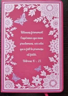Carnet De Notes SIGEL Jolie – Format A5 (13,5x20,3 Cm), Couverture Rigide Rose Fuchsia, Pages Lignées, élastique Et Pochette
