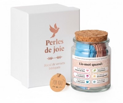 Bocal de 90 versets "Perles de joie"