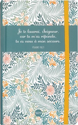 Carnet de notes "Je te louerai, Seigneur, car tu m'as répondu, tu es venu à mon secours"