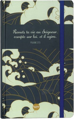 Carnet de notes "Remets ta vie au Seigneur, compte sur lui, et il agira"