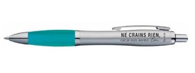 Stylo mot d'ordre 2027 turquoise