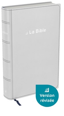 Bible Darby révisée souple gris tranche argent