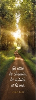 Marque-pages chemin dans les bois