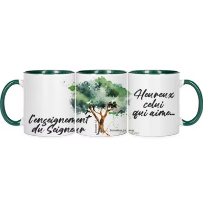 Mug Vert Enseignement