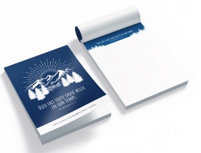 Bloc-note A6 montagne