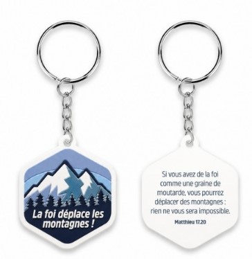 Porte-clé PVC Montagne