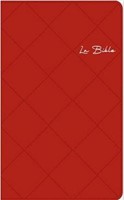 Bible Segond 21 slim souple matelassée rouge avec fermeture éclair