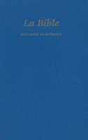 Bible Segond 21, rigide, en simili-cuir bleu, avec notes de référence