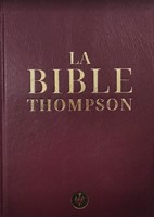 Bible Thompson rigide grenat