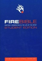 NIV Bible Fire Student Hardback
