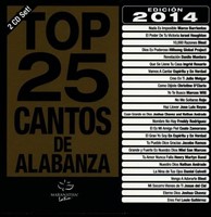 CD ToP 25 Cantos De Alabanza 2014, 2 Cd's