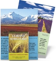 Calendrier Bonne Semence plaque en espagnol 2025