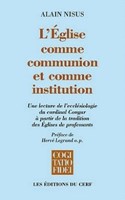 L'Eglise comme communion et comme institution