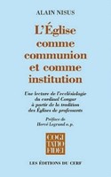 L'Eglise comme communion et comme institution