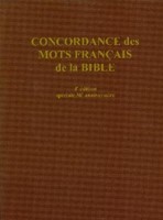 Concordance des mots français de la Bible