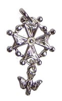 Croix huguenote argent