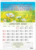 Calendrier mural souple 2025