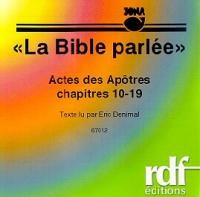 CD Actes des Apôtres 10-19
