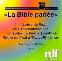 CD Epîtres aux Thessaloniciens, Timothée, Tite et Philémon