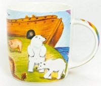 Tasse arche de Noé h 9 cm