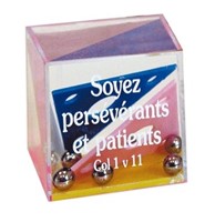 Jeu de patience en cube - Soyez persévérants et patients. Plusieurs présentations