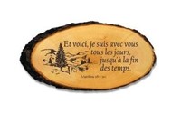 Tableau rondelle en bois