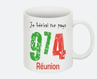 Mug Je bénirai ton pays 974 Réunion