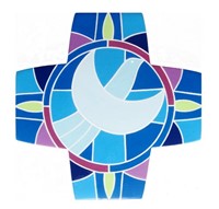 Croix Esprit-Saint bleue