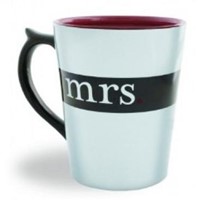 Mug mrs. noir et blanc