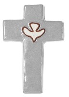 Croix en Céramique gris