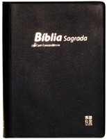 Bible en portugais souple noire