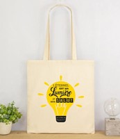 Tote bag coton écru