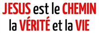Sticker Jésus est le chemin, la vérité et la vie
