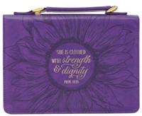 Pochette Bible Large Strengh and dignity Proverbes 31:25
