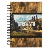 Wirebound journal - Lord is My Strength Ps. 28:7