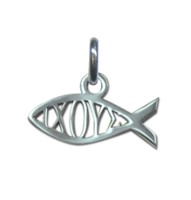 Pendentif argent 925 ichtus