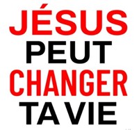 Sticker Jésus peut changer ta vie