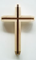 Croix bois murale sans christ