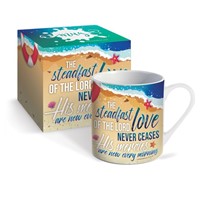 Steadfast love mug & gift box, lamentation 3:22-23