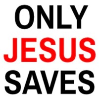 Only jesus saves 7.5 cm