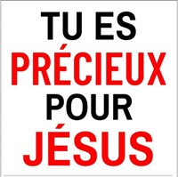 Tu es précieux pour Jésus 7.5 cm