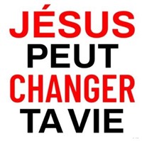 Sticker Jésus peut changer ta vie