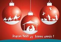 Carte simple Noël